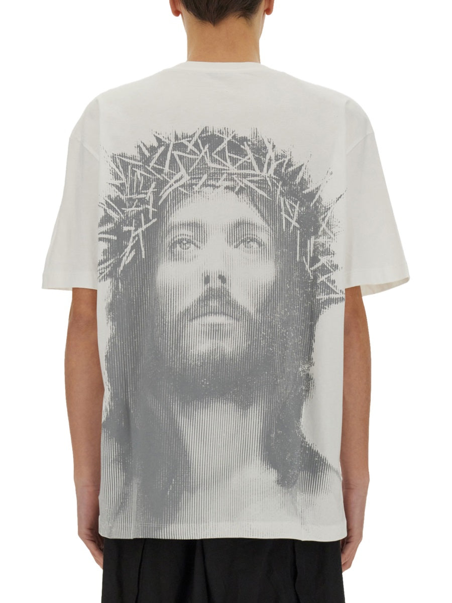 Ih Nom Uh Nit Jesus Love All Print T-Shirt — White by Ih Nom Uh Nit