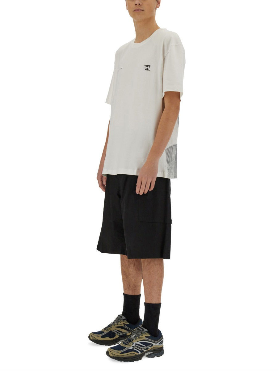Ih Nom Uh Nit Jesus Love All Print T-Shirt — White, view 4