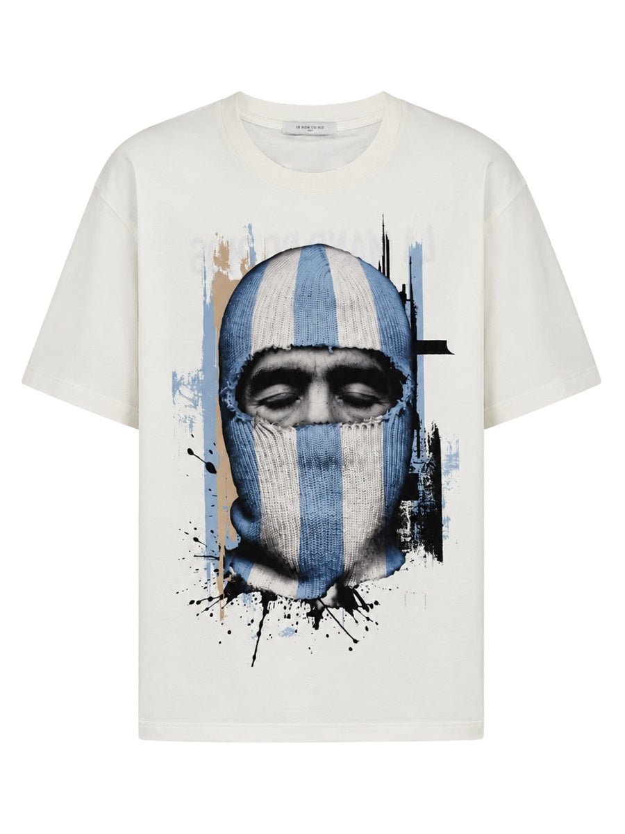 Ih Nom Uh Nit Cotton T-Shirt — White by Ih Nom Uh Nit