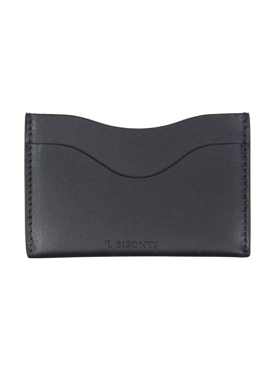 Il Bisonte Orion Card Case — Black by Il Bisonte