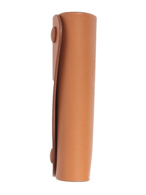 Il Bisonte Leather Key Case — Beige, view 3