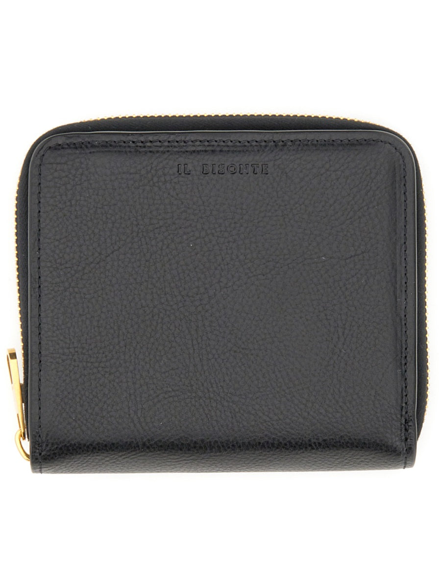 Il Bisonte Leather Wallet — Black, view 2