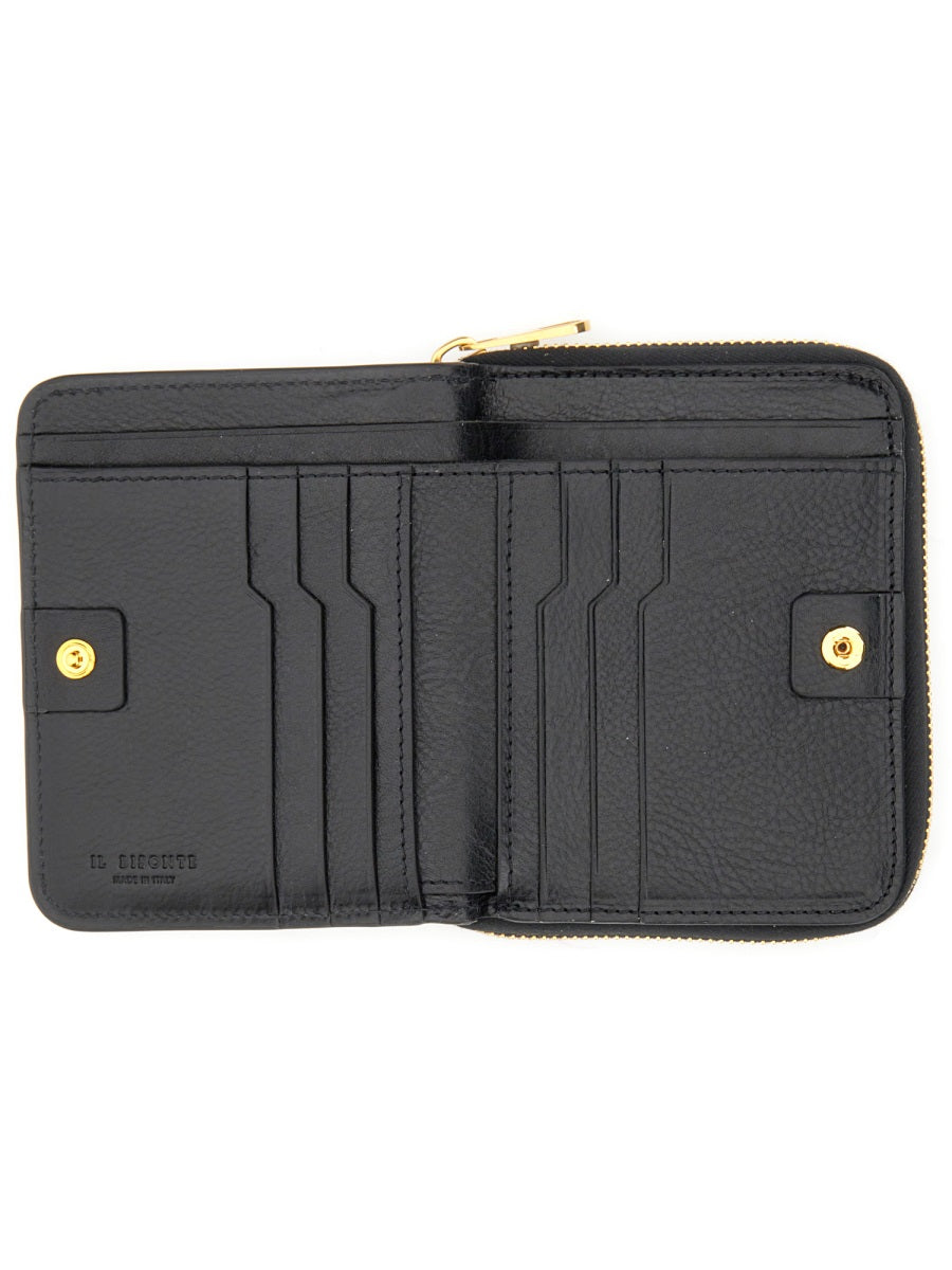 Il Bisonte Leather Wallet — Black, view 3