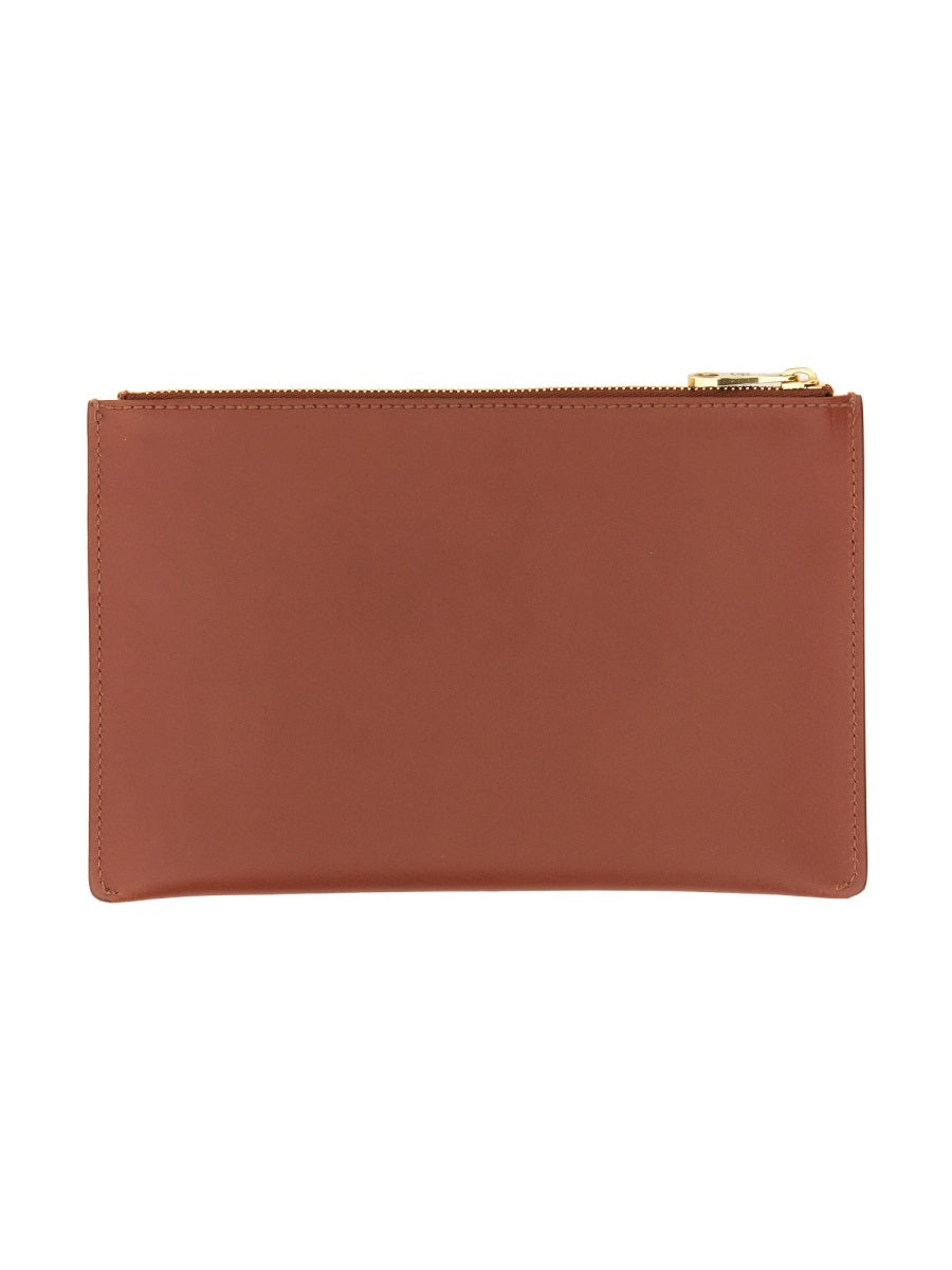 Il Bisonte Vacchetta Leather Wallet — Bordeaux by Il Bisonte