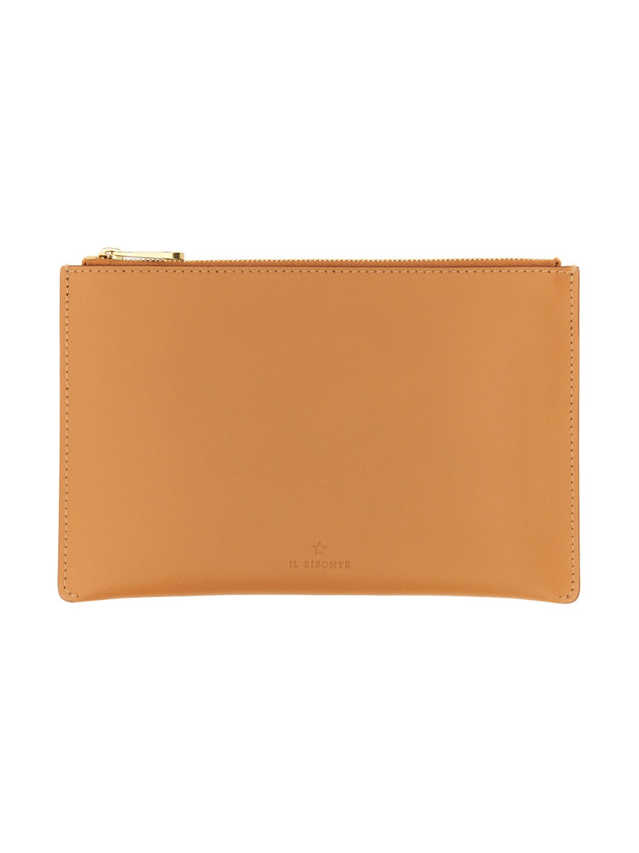 Il Bisonte Embossed Vacchetta Leather Wallet — Buff, view 2
