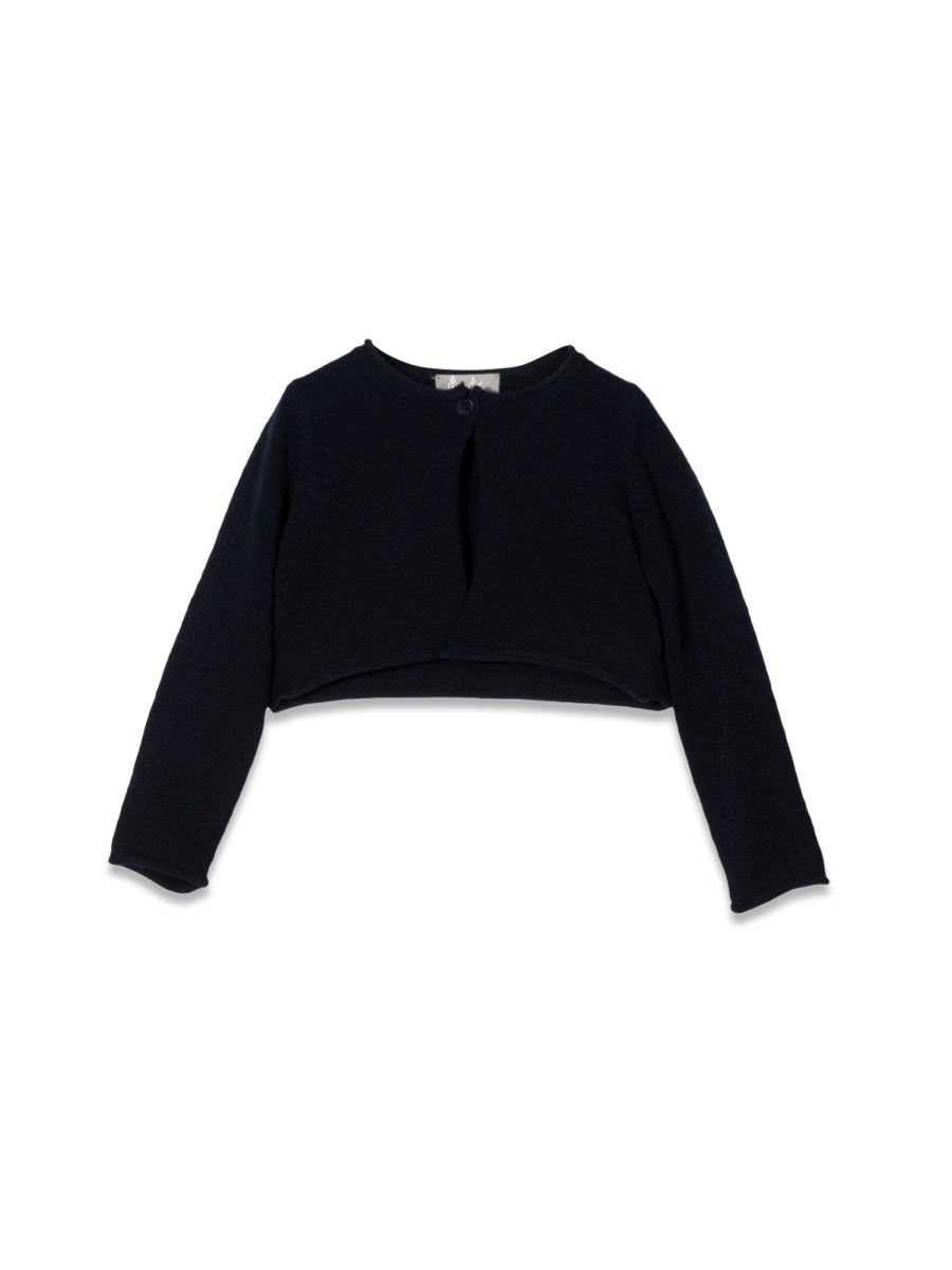 Il Gufo Virgin Wool Cardigan — Blue by Il Gufo