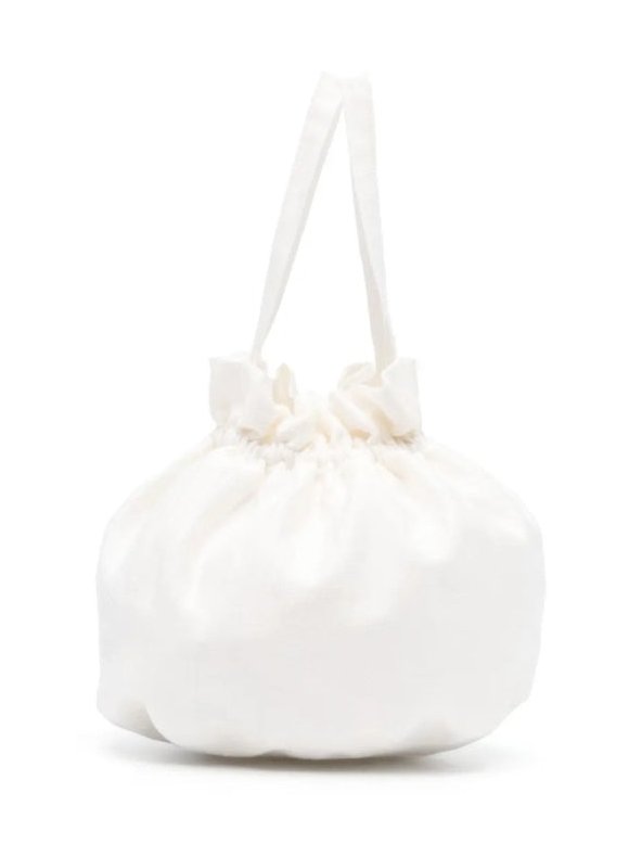Il Gufo Linen-Polyamide Blend Clutch — White by Il Gufo