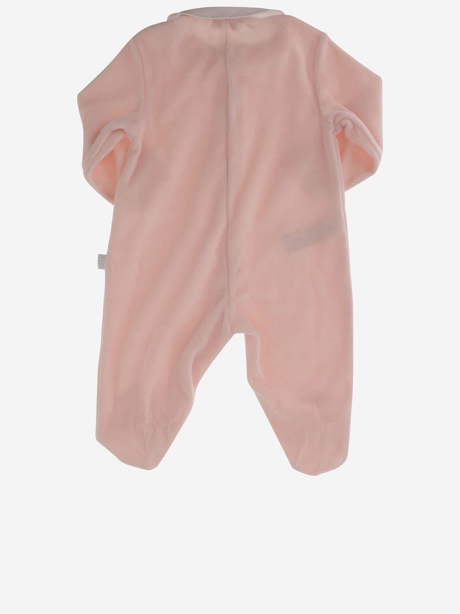 Il Gufo Cotton-Blend Velvet Pant Suit — Pink by Il Gufo