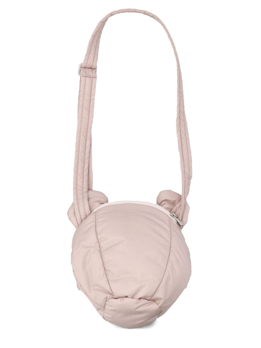 Il Gufo Lightweight Polyester Shoulder Bag — Pink, view 2