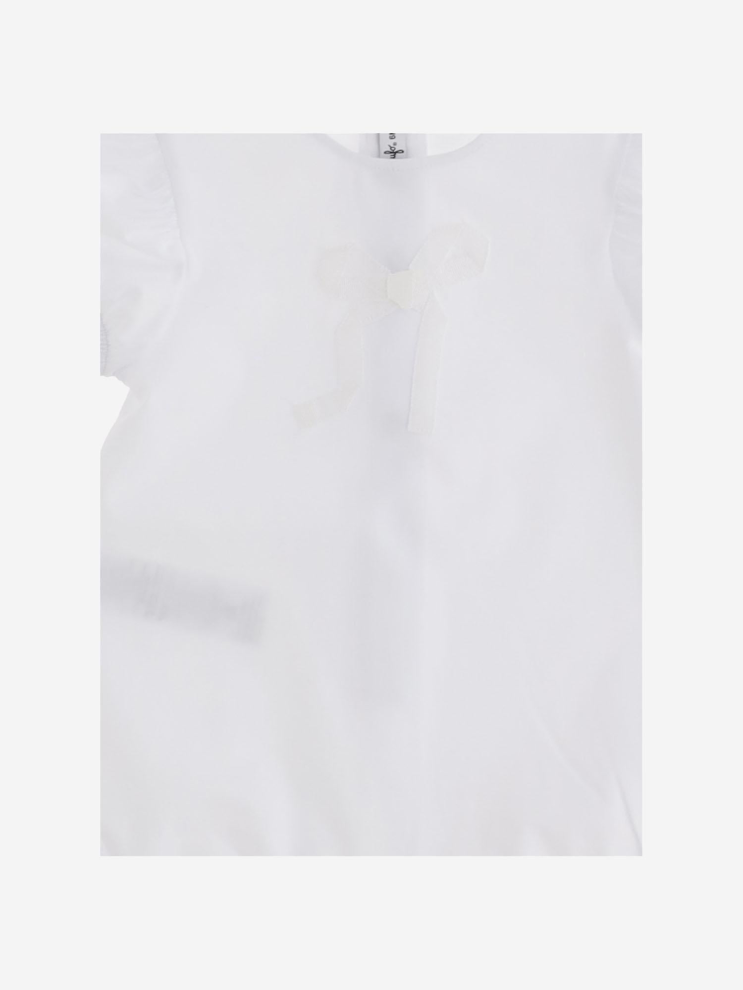 Il Gufo Stretch Cotton Sleepsuit — White by Il Gufo