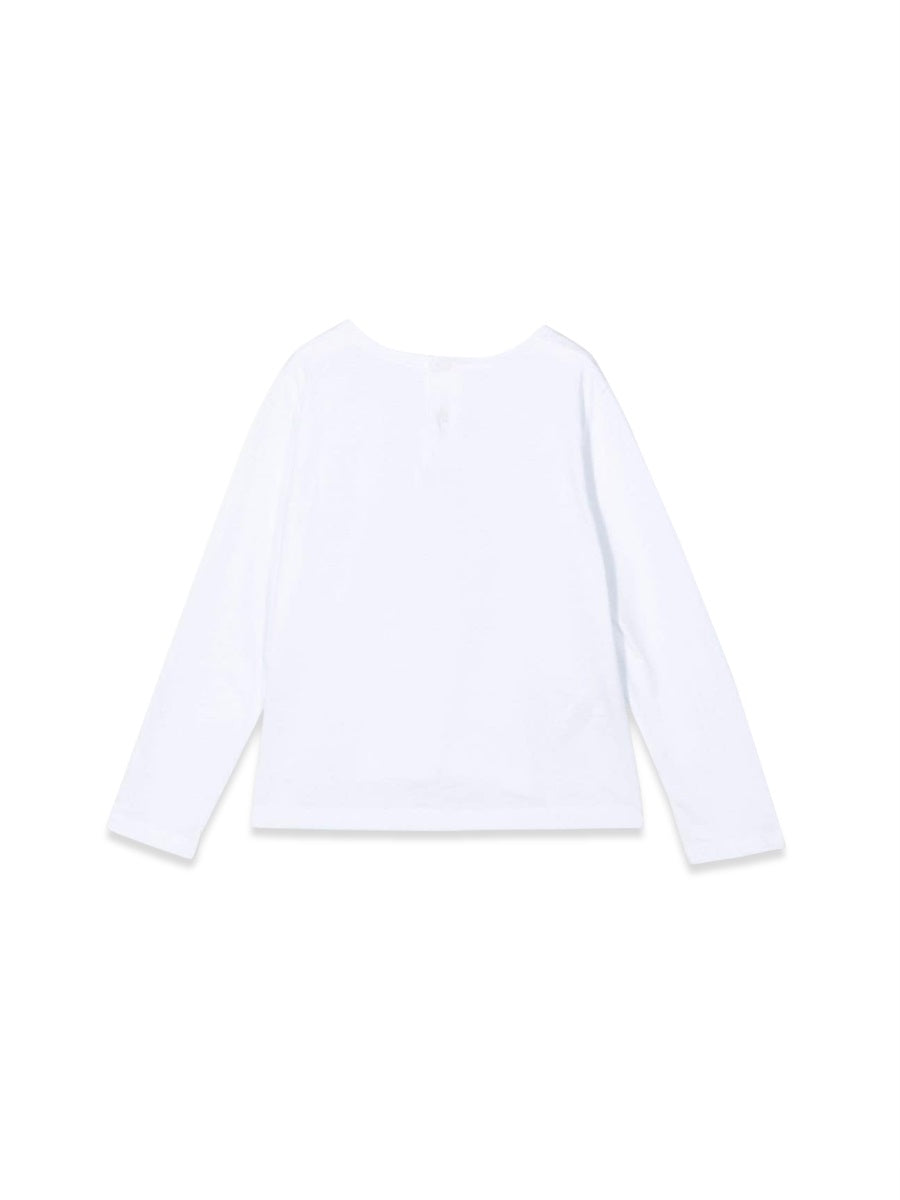 Il Gufo Pure Cotton T-Shirt — White, view 2