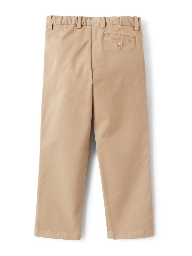Il Gufo Cotton-blend Trousers — Beige, view 2