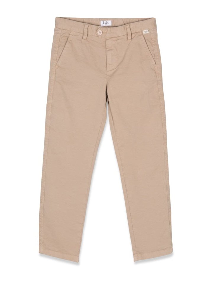 Il Gufo Cotton-blend Trousers — Beige, view 7