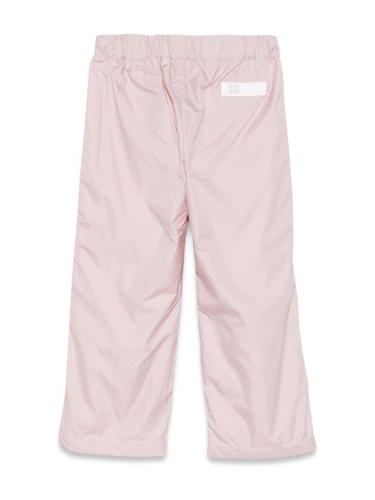 Il Gufo Tailored Polyester Trousers — Pink, view 2