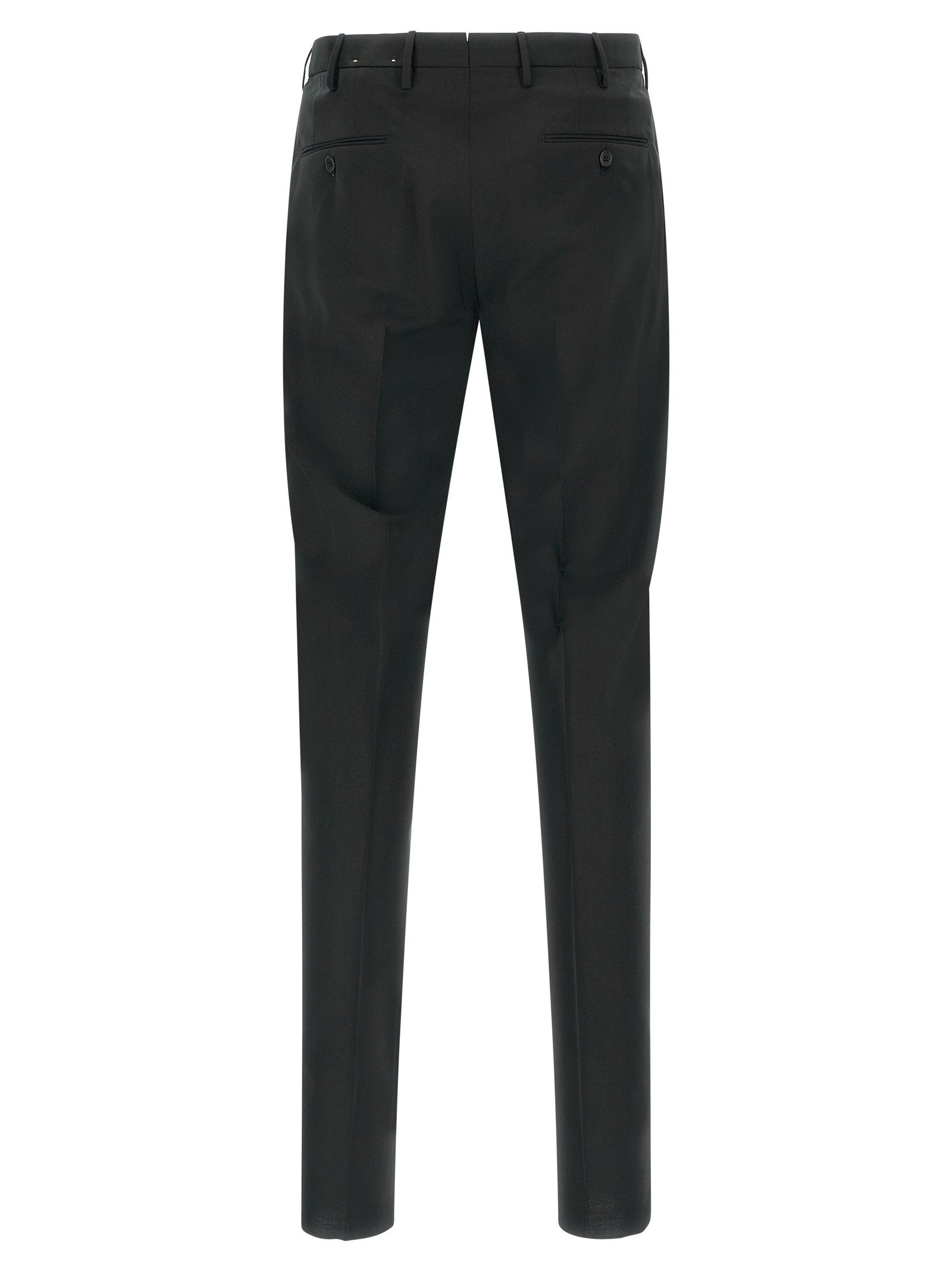 Incotex Modello 35 Trousers — Black, view 2
