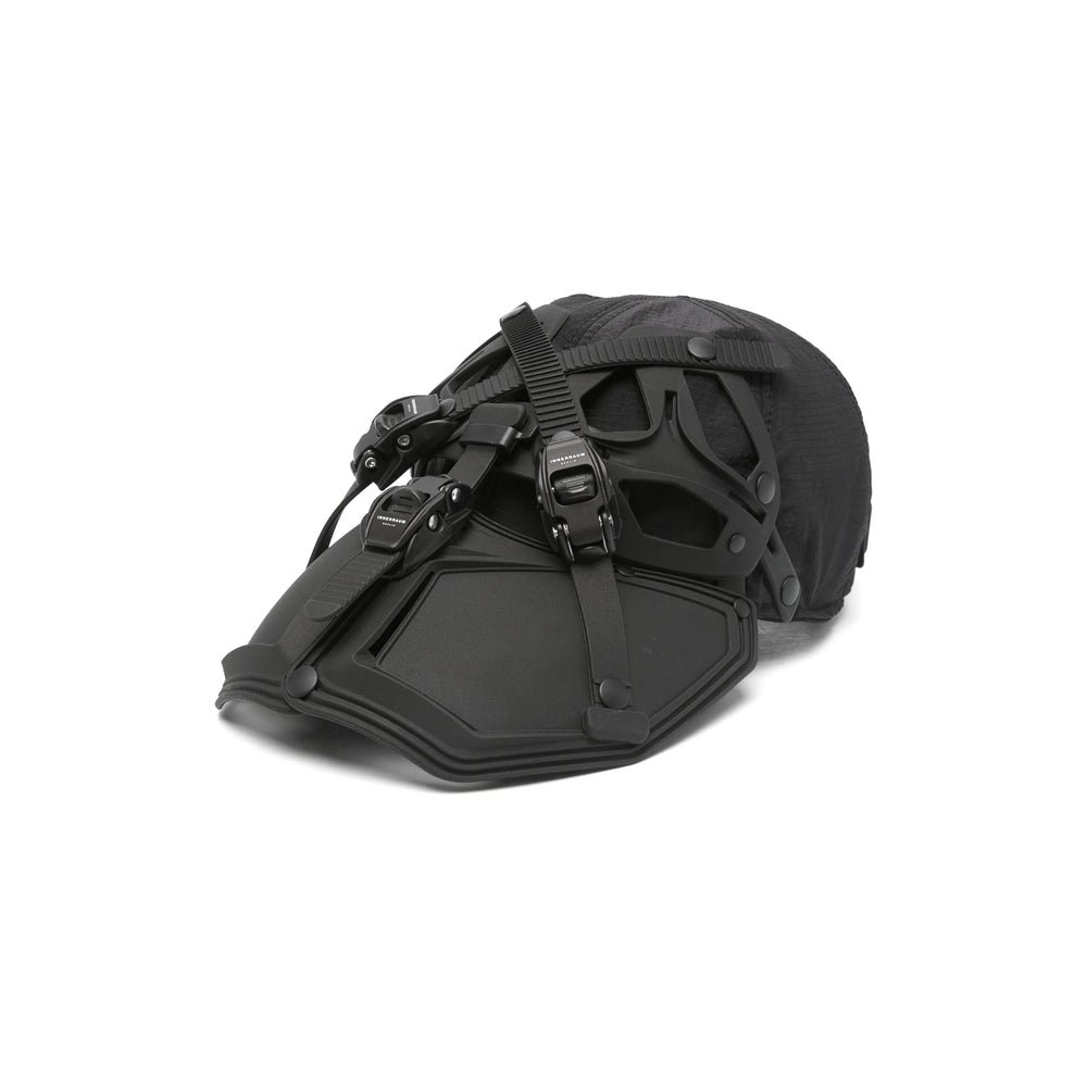 Innerraum I42BKBKSOFT Plastic Panel Baseball Cap — Black by Innerraum