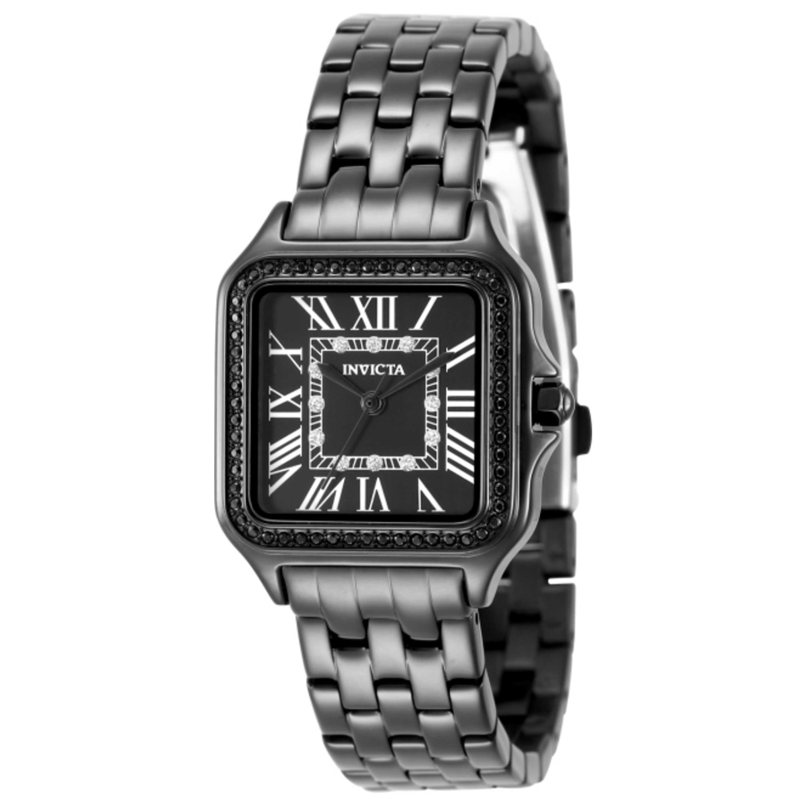 Invicta Diamond Bezel Watch — Black by Invicta