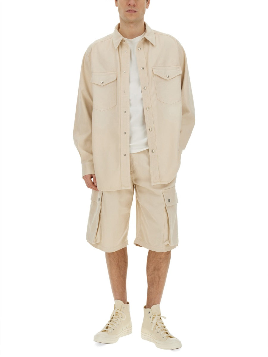 Isabel Marant Tejelo Bermuda — Powder, view 2