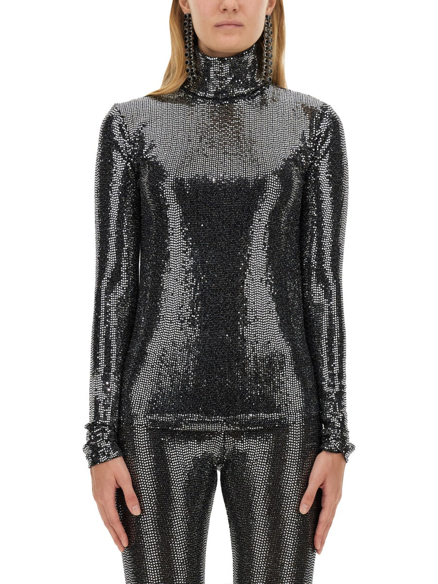 Isabel Marant Joyela Blouse — Black, view 3