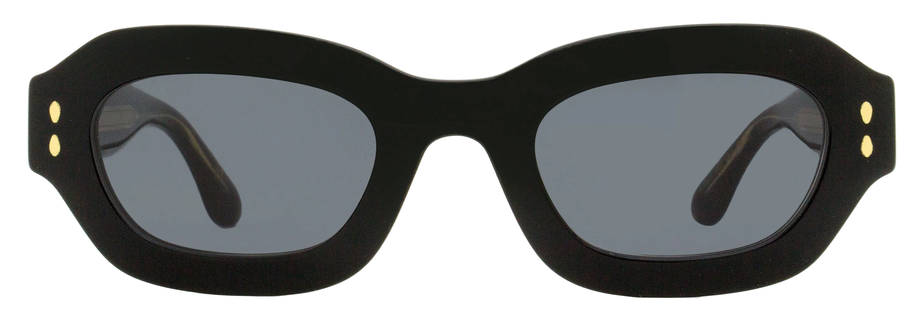 Isabel Marant IM0052S Geometric Acetate Sunglasses — Black, view 2