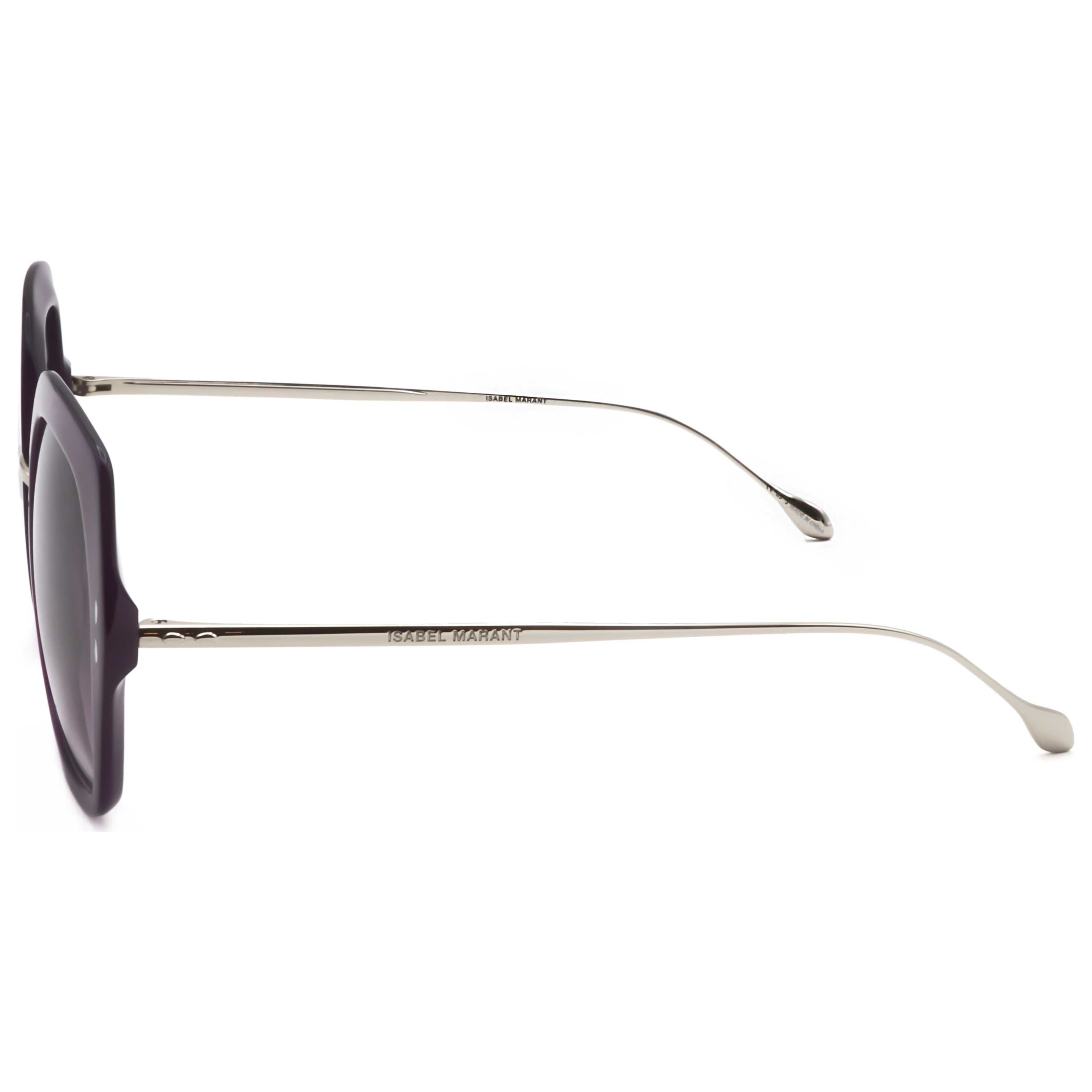 Isabel Marant IM0085S4EN55 Square Acetate Sunglasses — Purple, view 2
