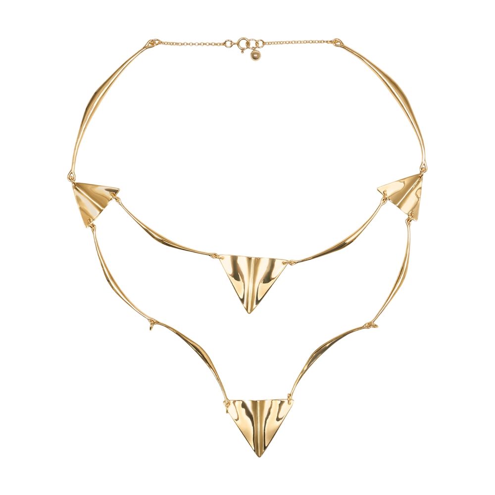 Isabel Marant Geometric Metal Necklace — Gold by Isabel Marant