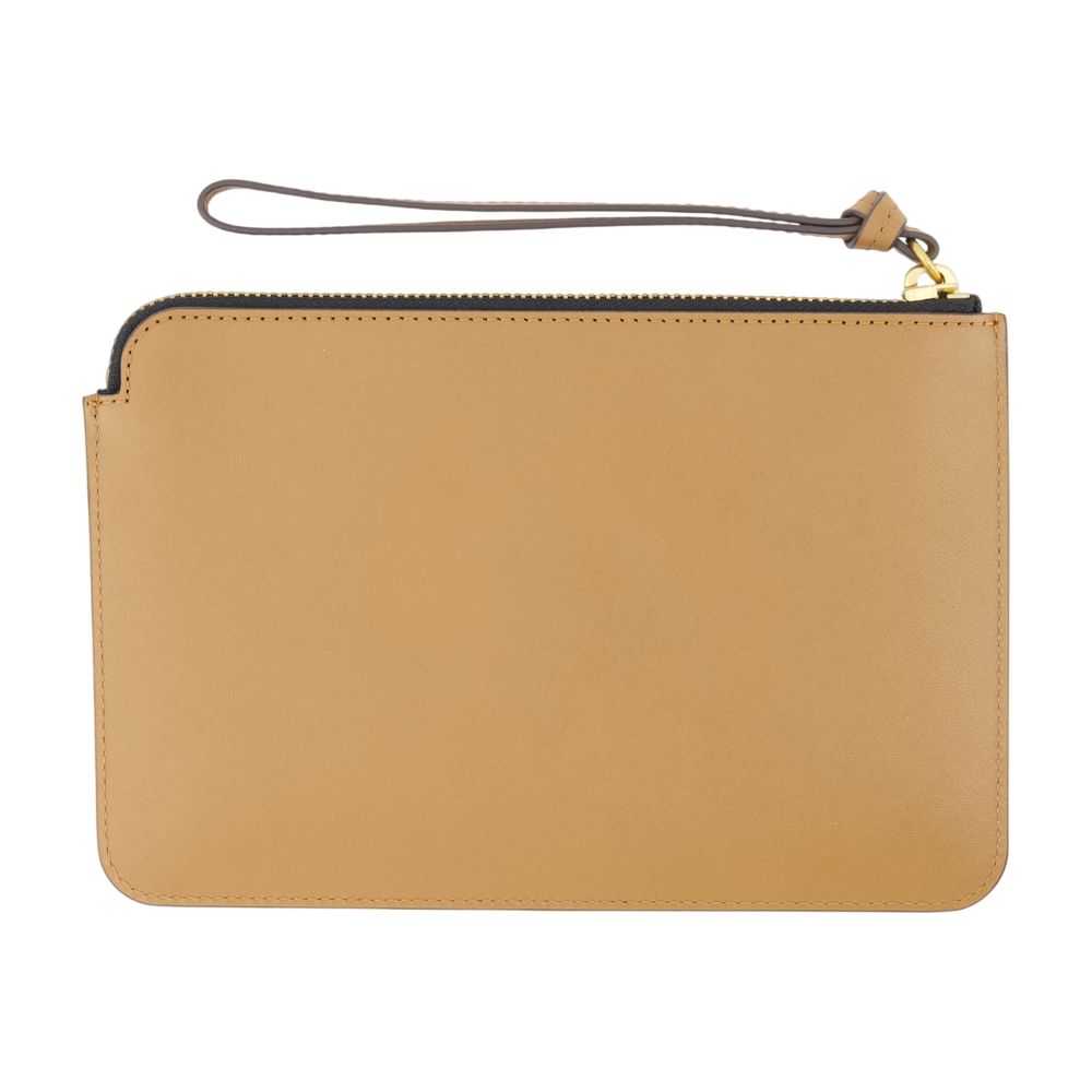 Isabel Marant Studded Leather Wallet — Brown, view 2