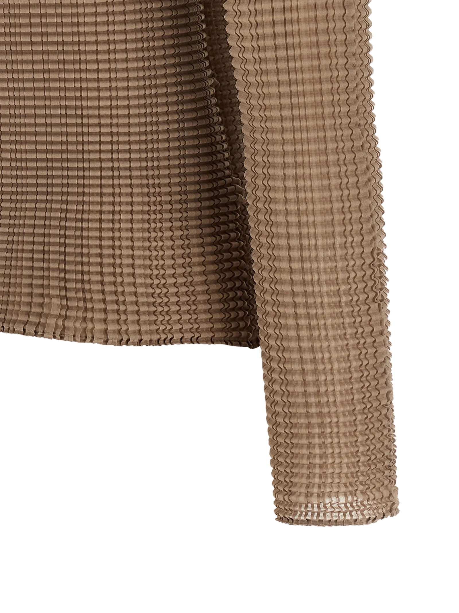 Issey Miyake Blouse — Beige, view 4