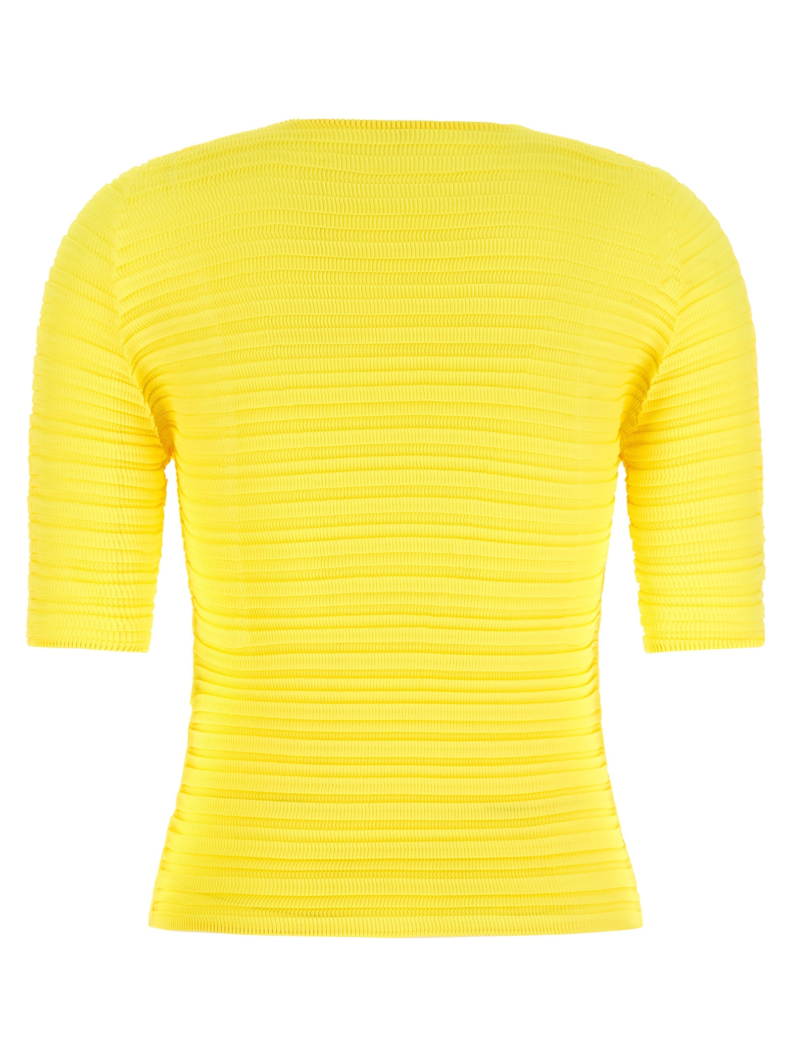 Issey Miyake Blouse — Yellow, view 2