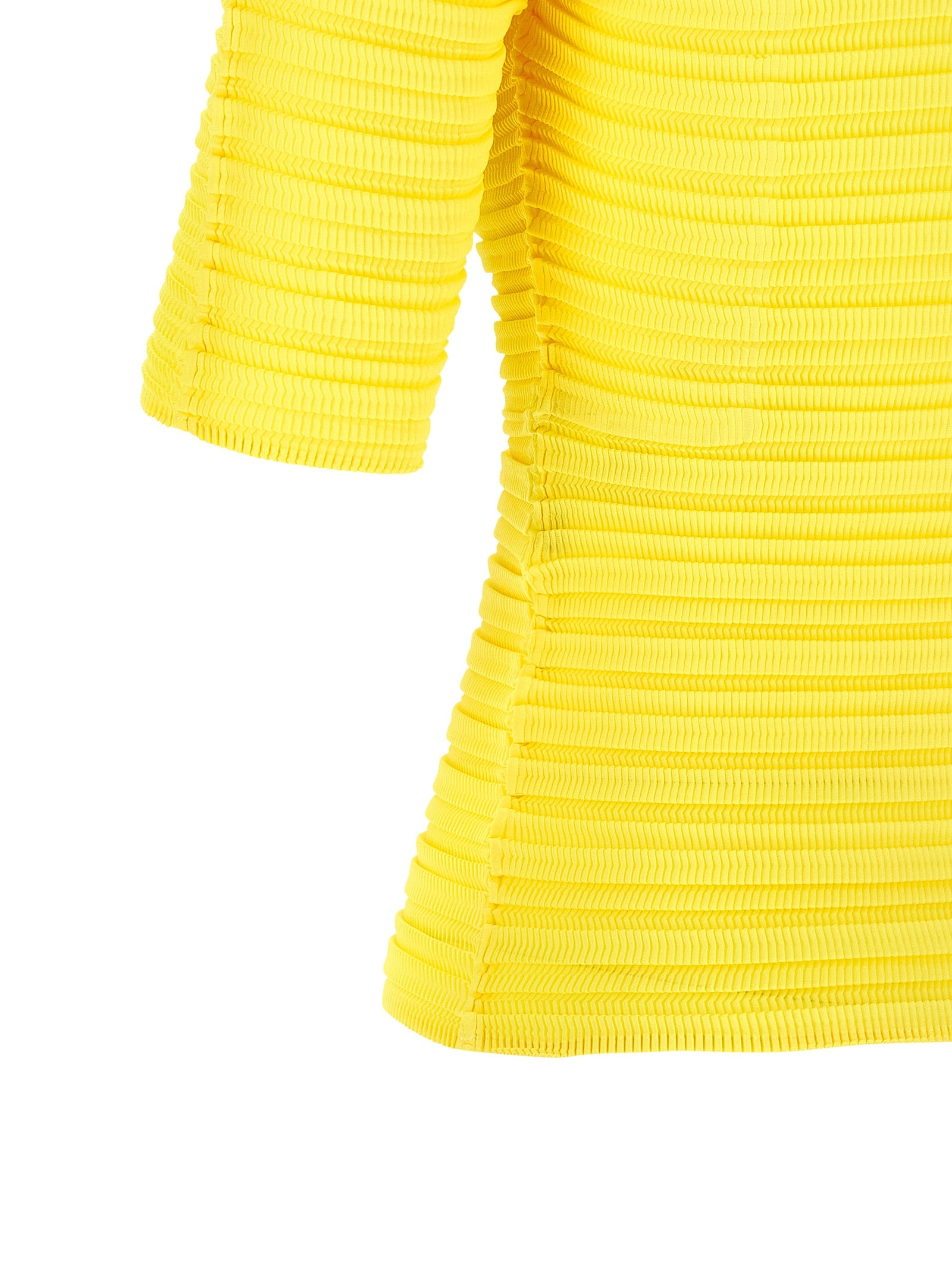 Issey Miyake Blouse — Yellow, view 4