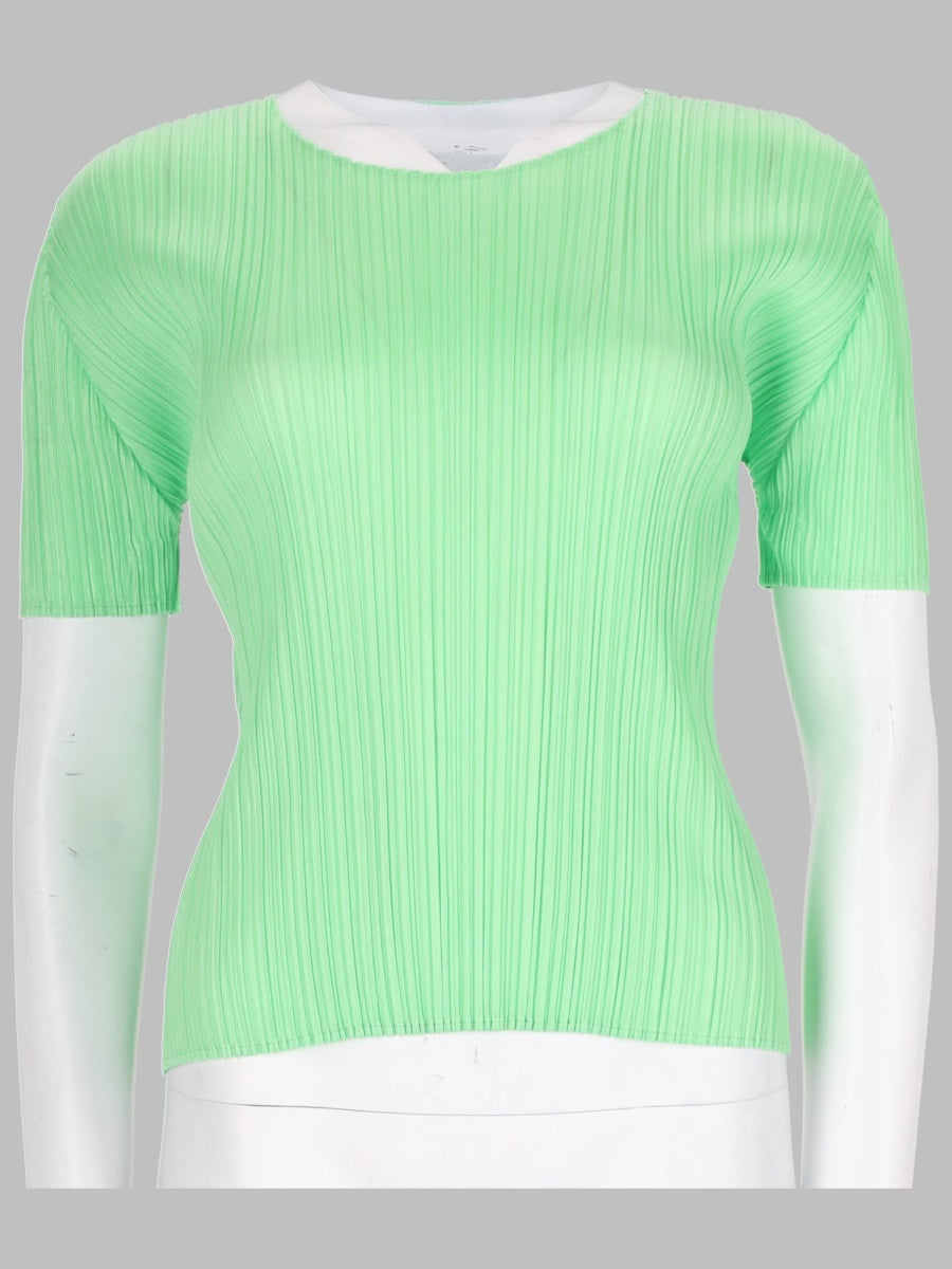Issey Miyake Top — Green by Issey Miyake