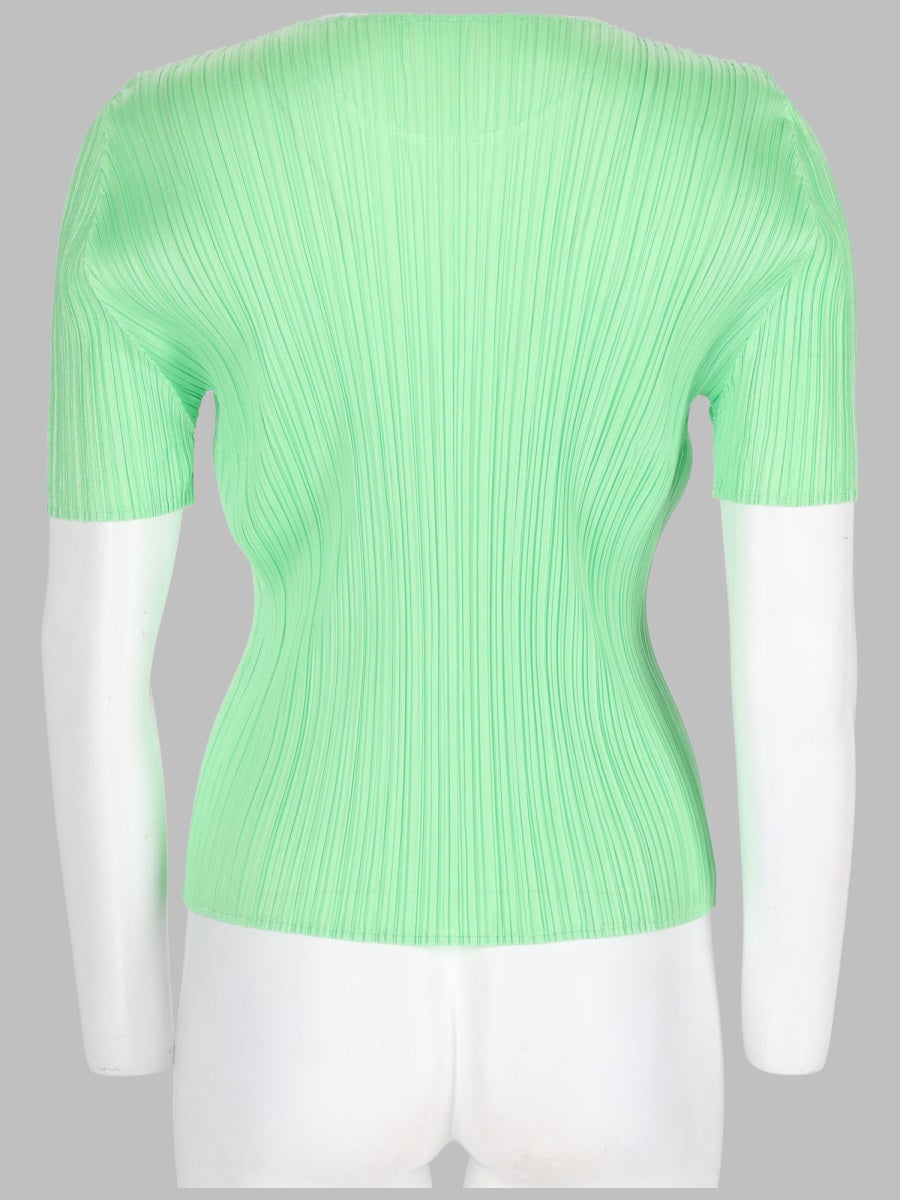 Issey Miyake Top — Green, view 2