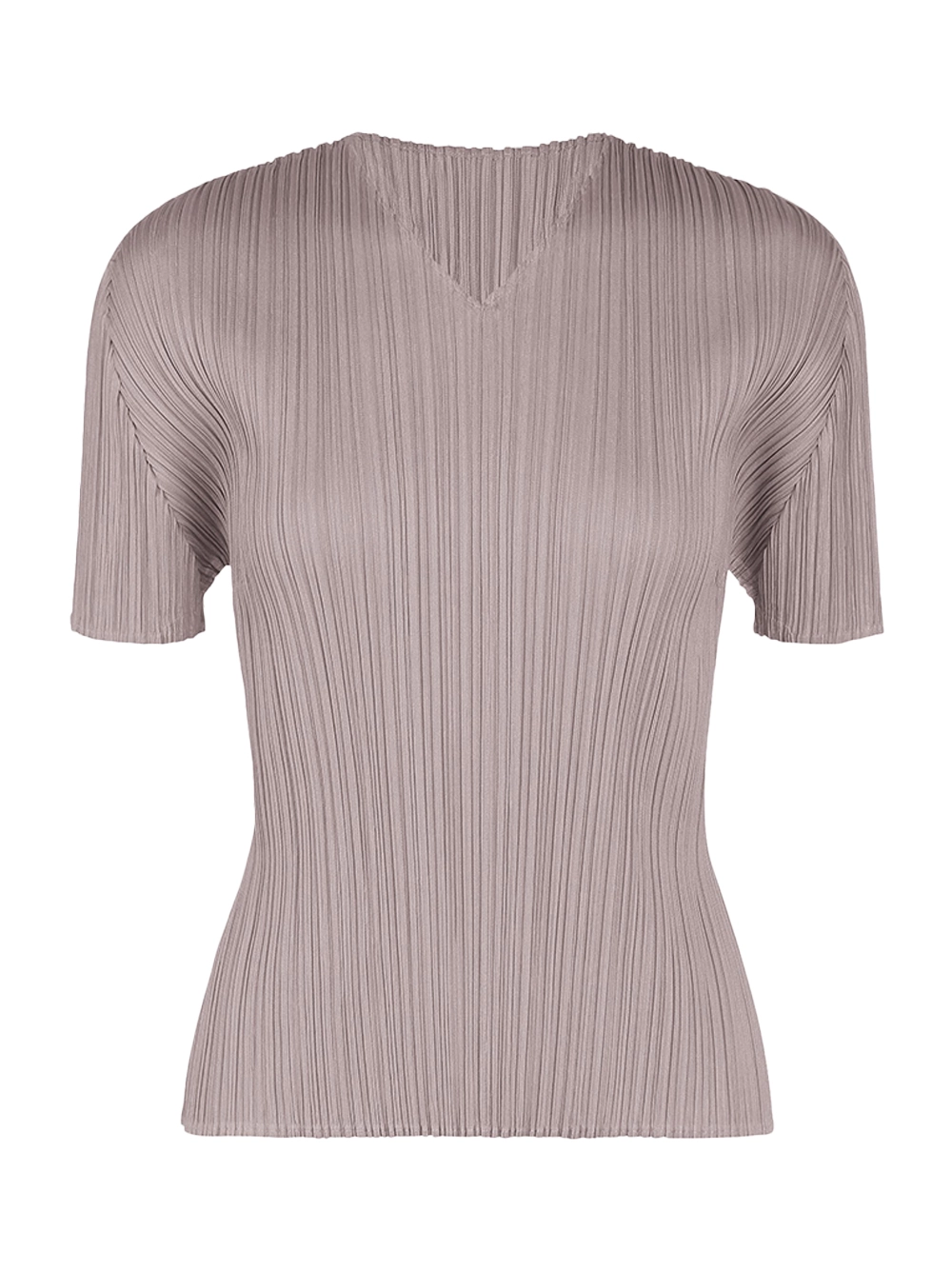Issey Miyake Pleated Polyester Top — Purple by Issey Miyake