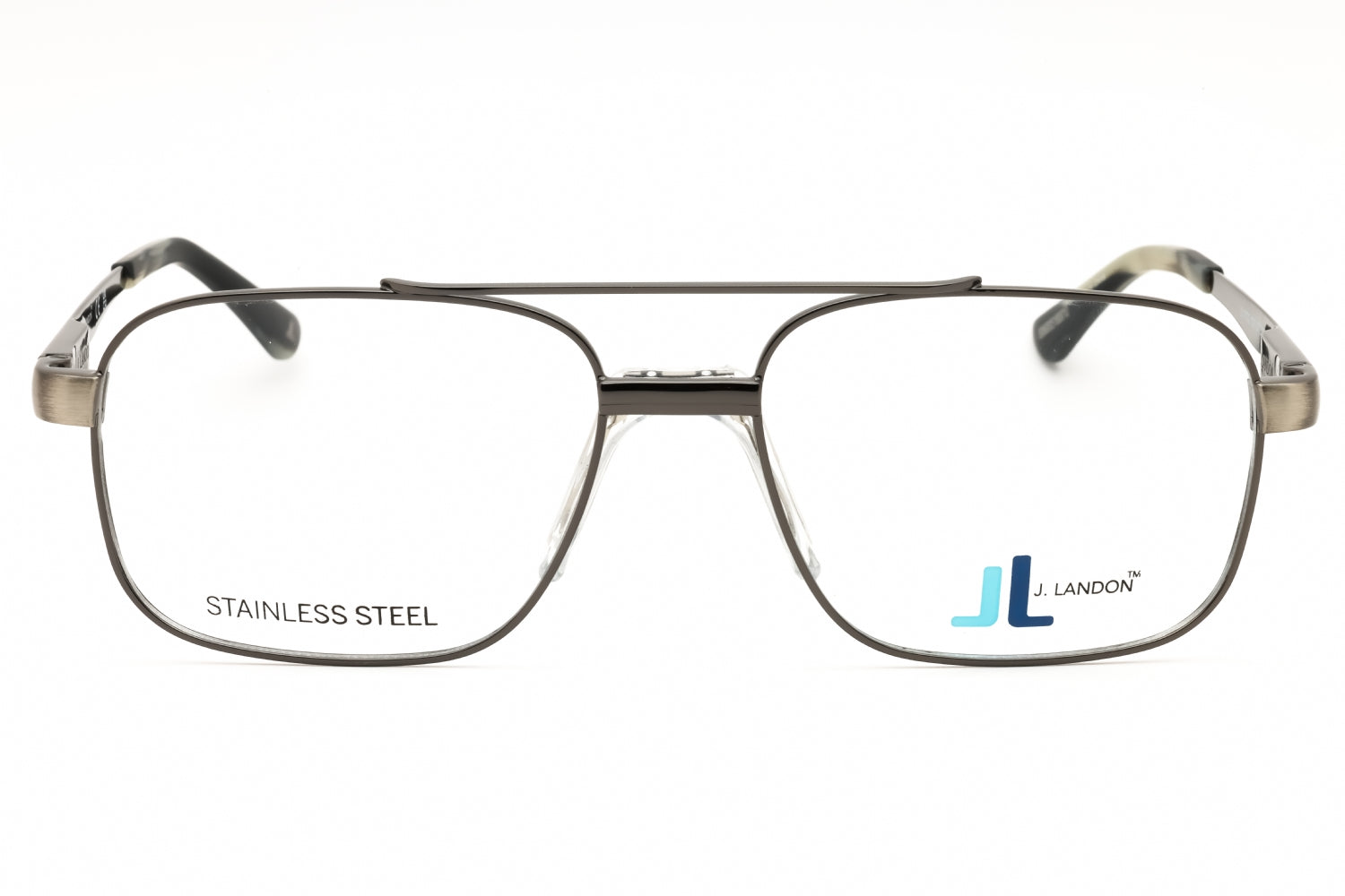 J. Landon JL1002 Eyeglasses — Gray, view 2