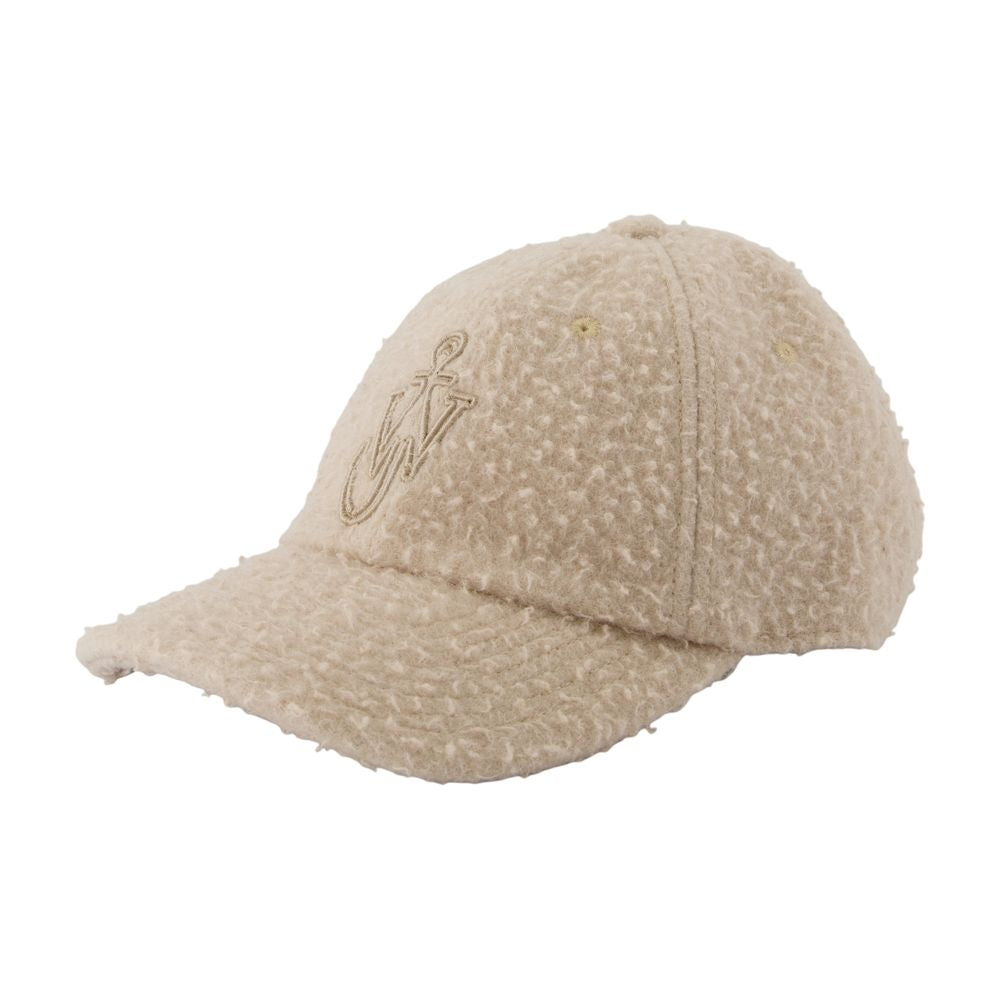 J.W. Anderson AC0409-FA0468-132 Wool Baseball Cap — Beige, view 2