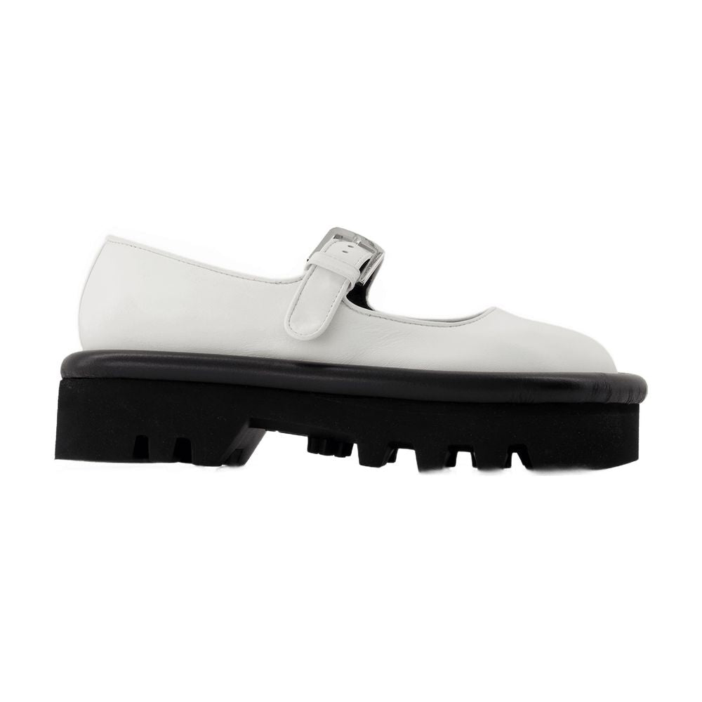 J.W. Anderson Bumper Flat — White by JW Anderson
