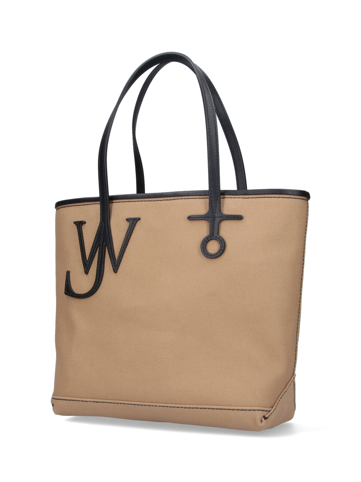 J.W.Anderson Embroidered Logo Tote Bag — Beige, view 2