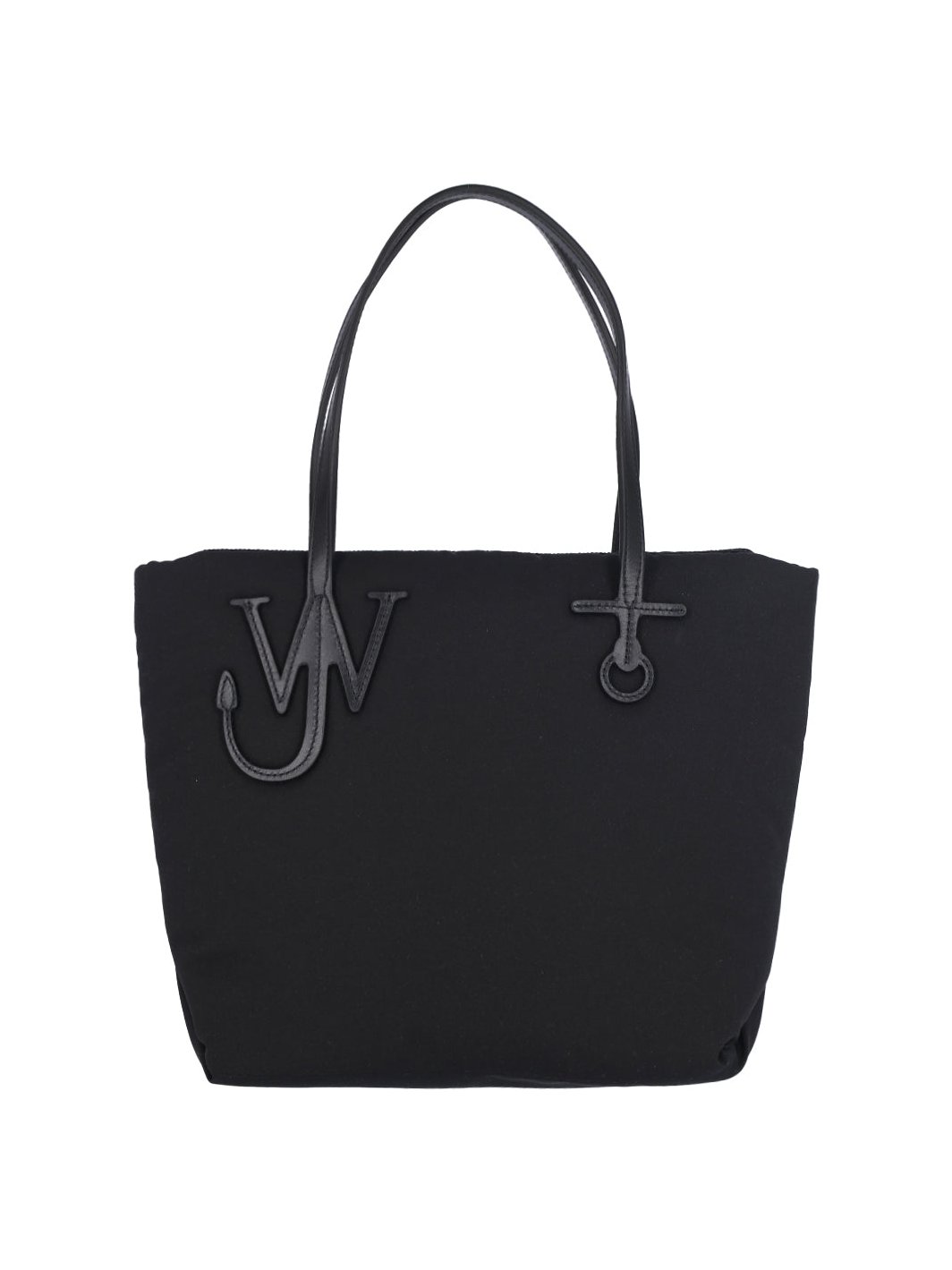 J.W.Anderson Logo-Appliquéd Leather Tote Bag — Black by JW Anderson