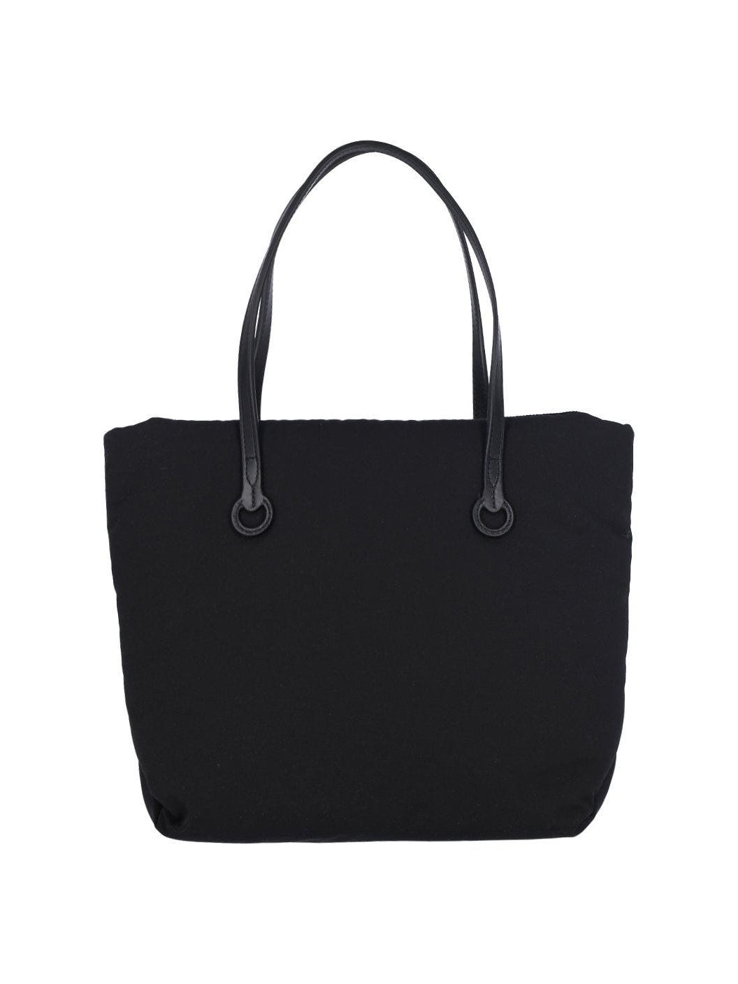 J.W.Anderson Logo-Appliquéd Leather Tote Bag — Black, view 3