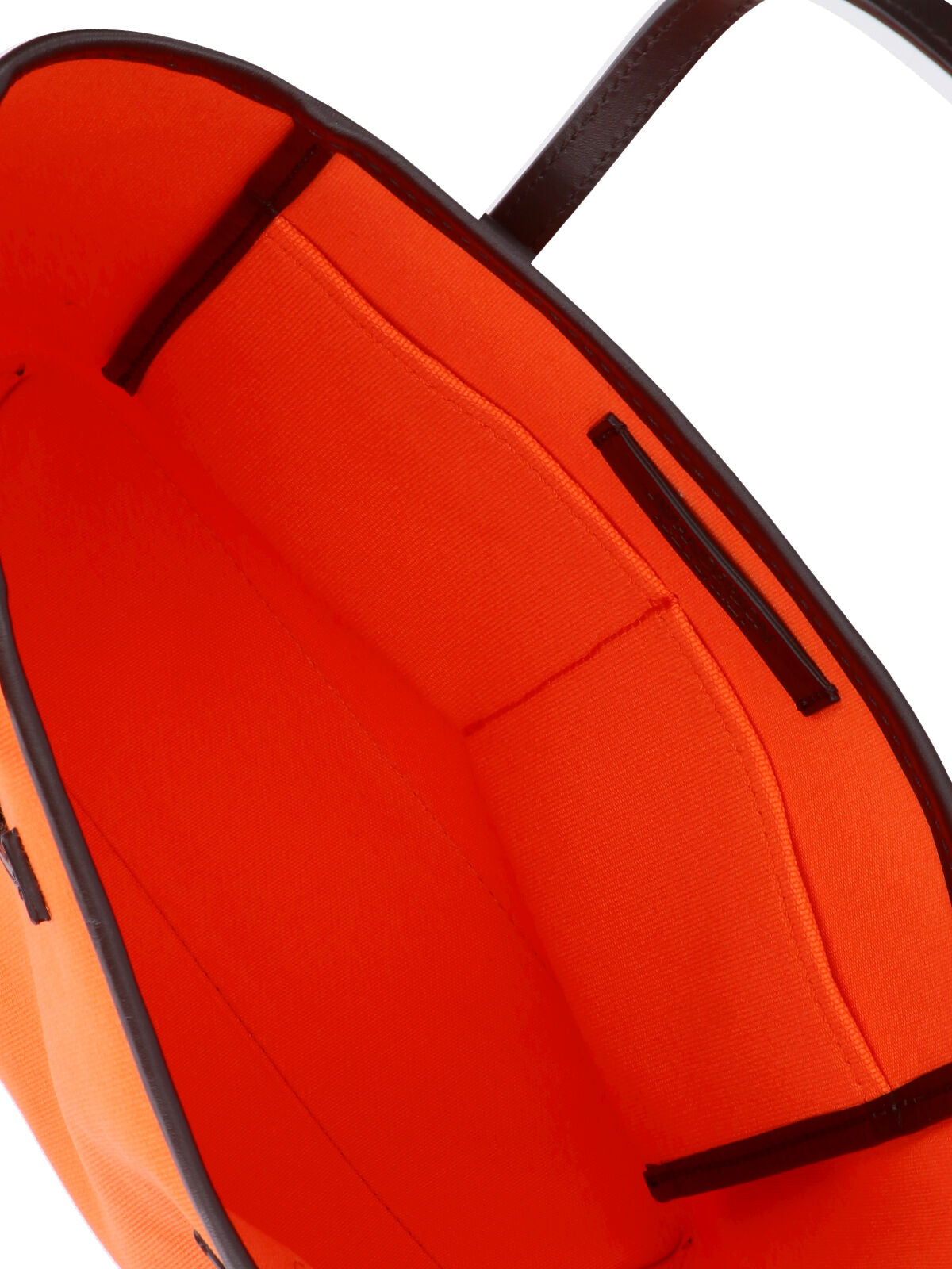 J.W.Anderson Logo-Appliqué Cotton Tote Bag — Orange, view 4