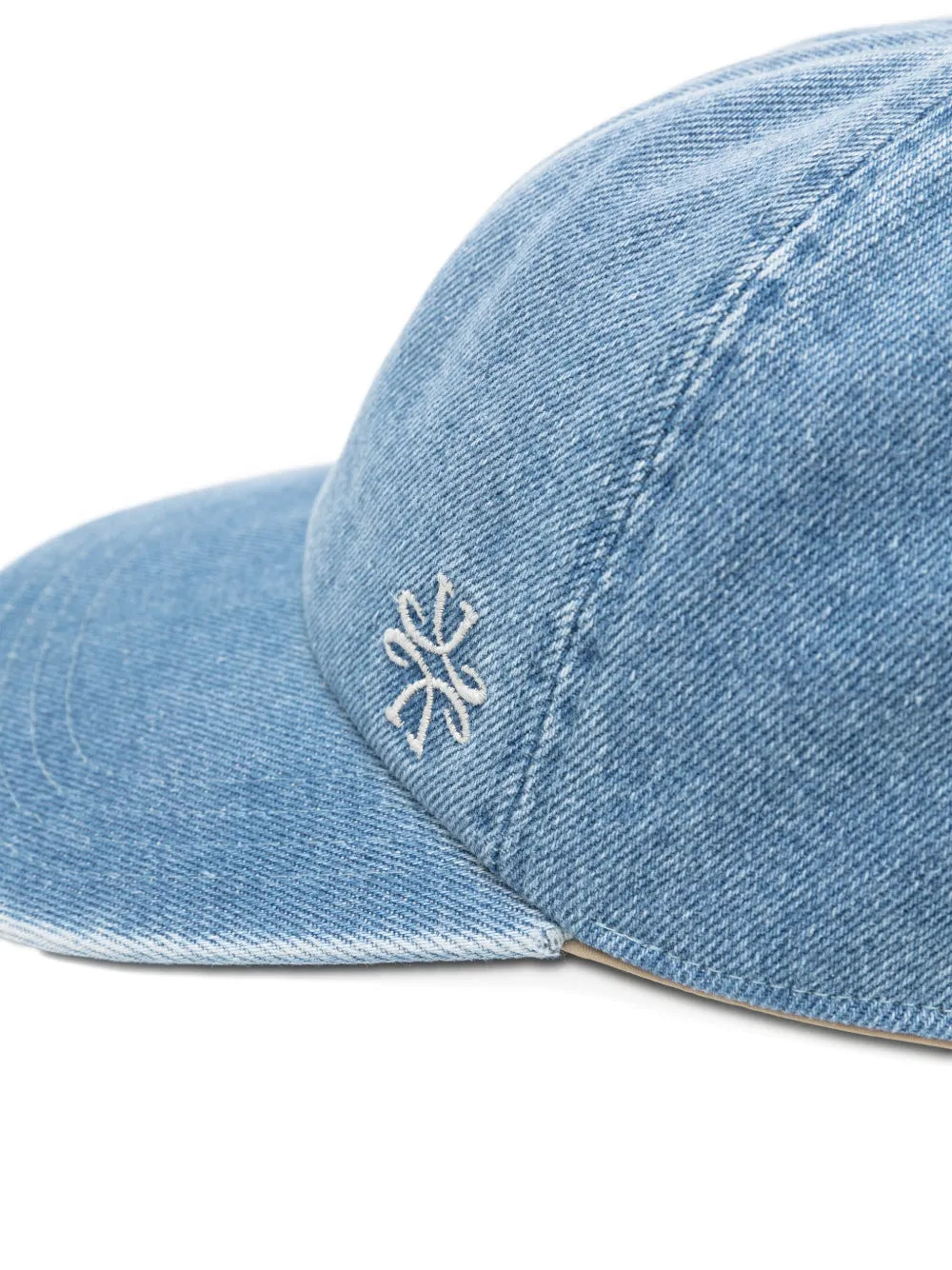 Jacob Cohen Embroidered Baseball Cap — Blue, view 3