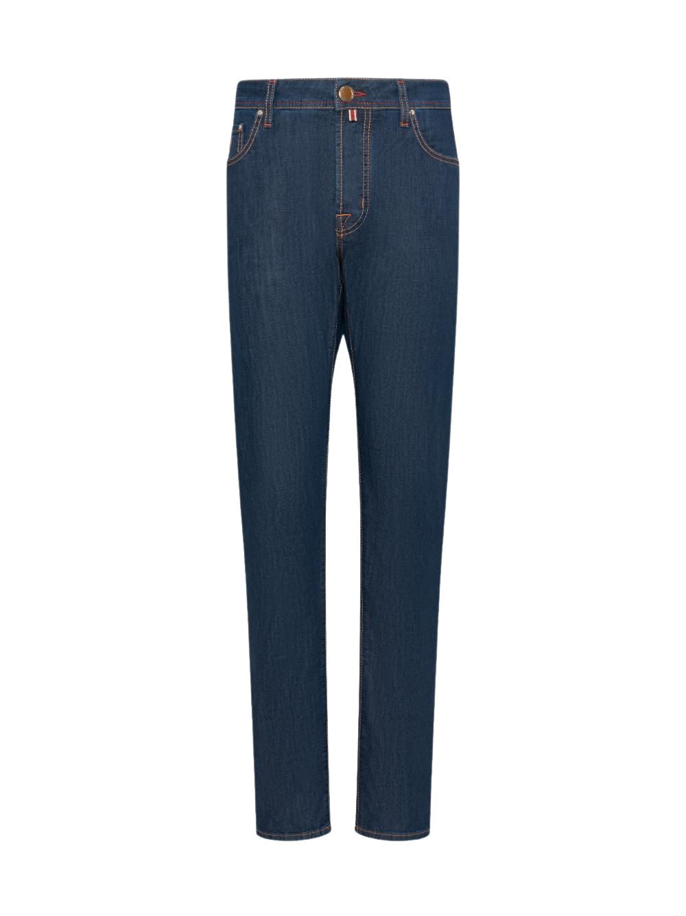 Jacob CohëN Straight-Leg Cotton Blend Jeans — Blue by Jacob Cohen
