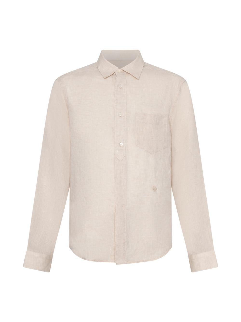 Jacob CohëN Linen Shirt — Beige by Jacob Cohen