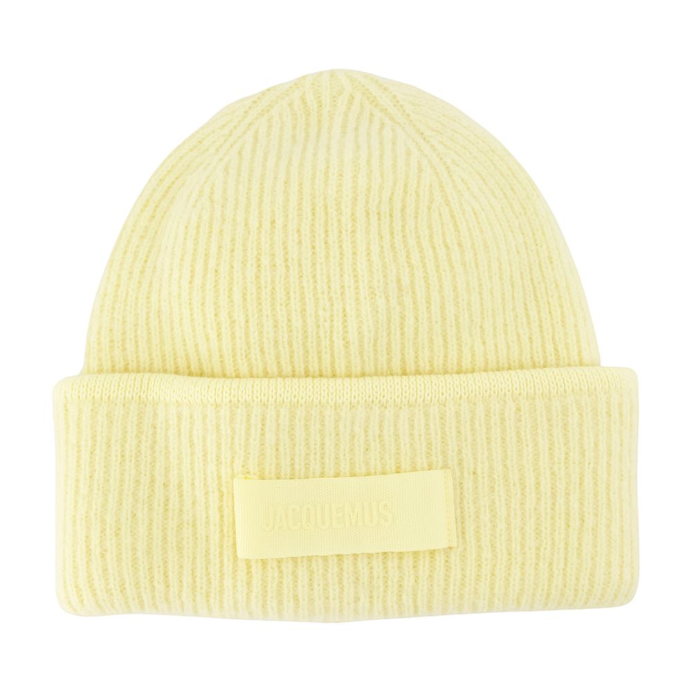 Jacquemus ACU00666AK00227-205 Beanie — Yellow by Jacquemus