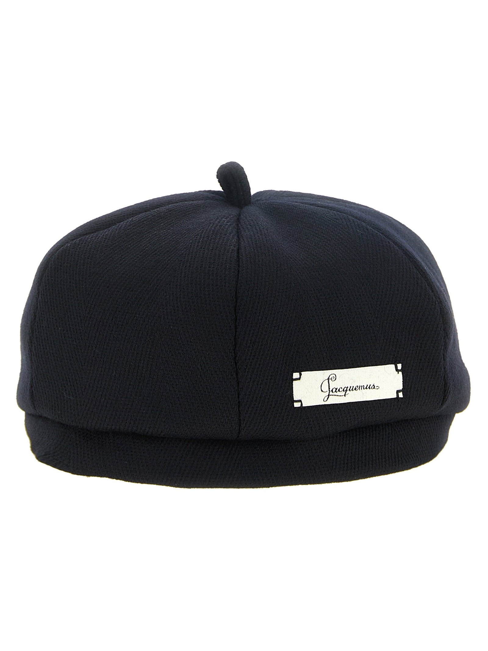 Jacquemus Beret — Navy, view 2