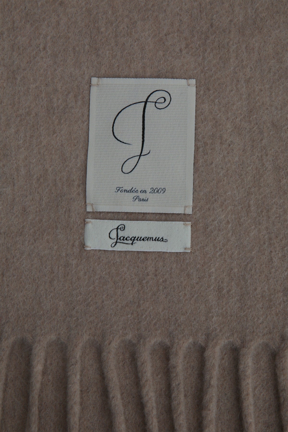 Jacquemus Cavallo Scarf — Beige, view 2