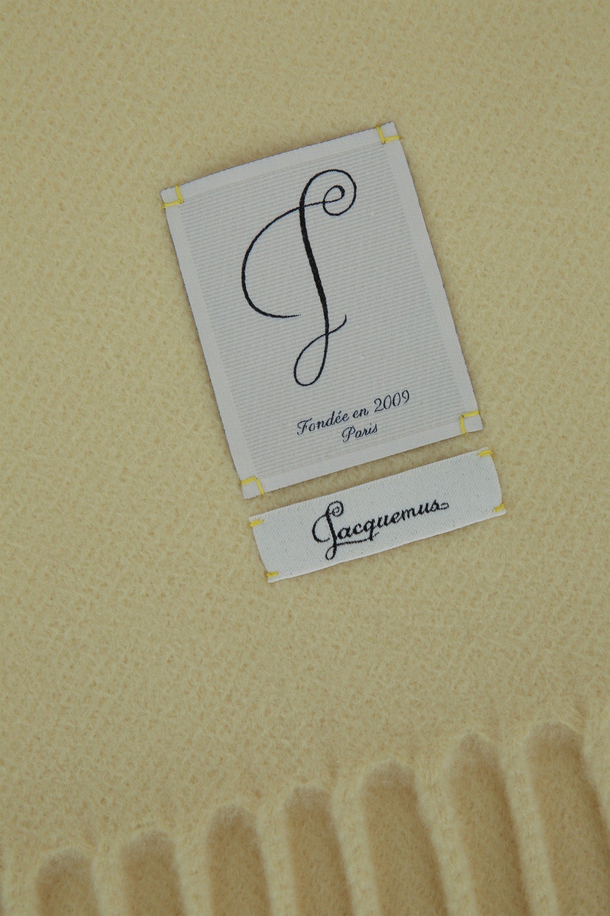 Jacquemus Cavallo Scarf — Yellow, view 2