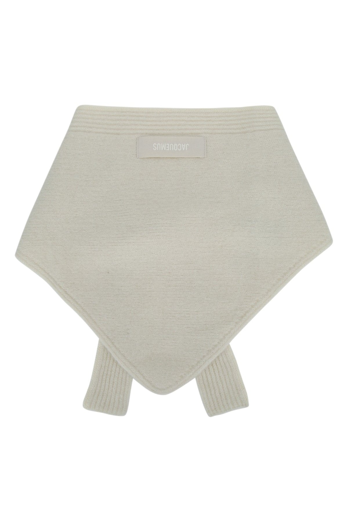 Jacquemus Chale Shawl — White, view 2