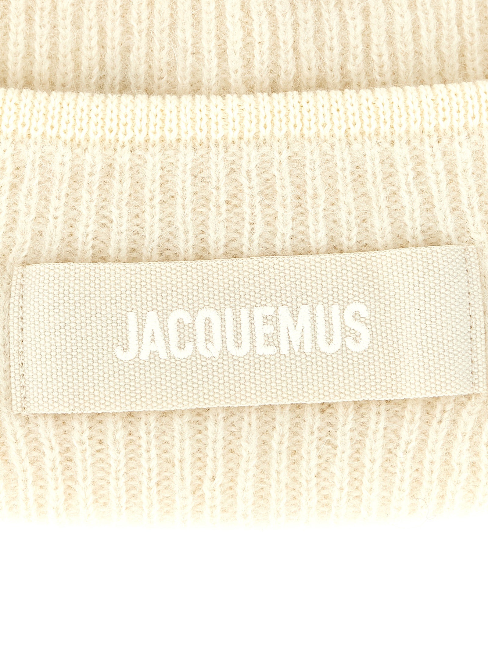 Jacquemus JA343632BM Beanie — White, view 3