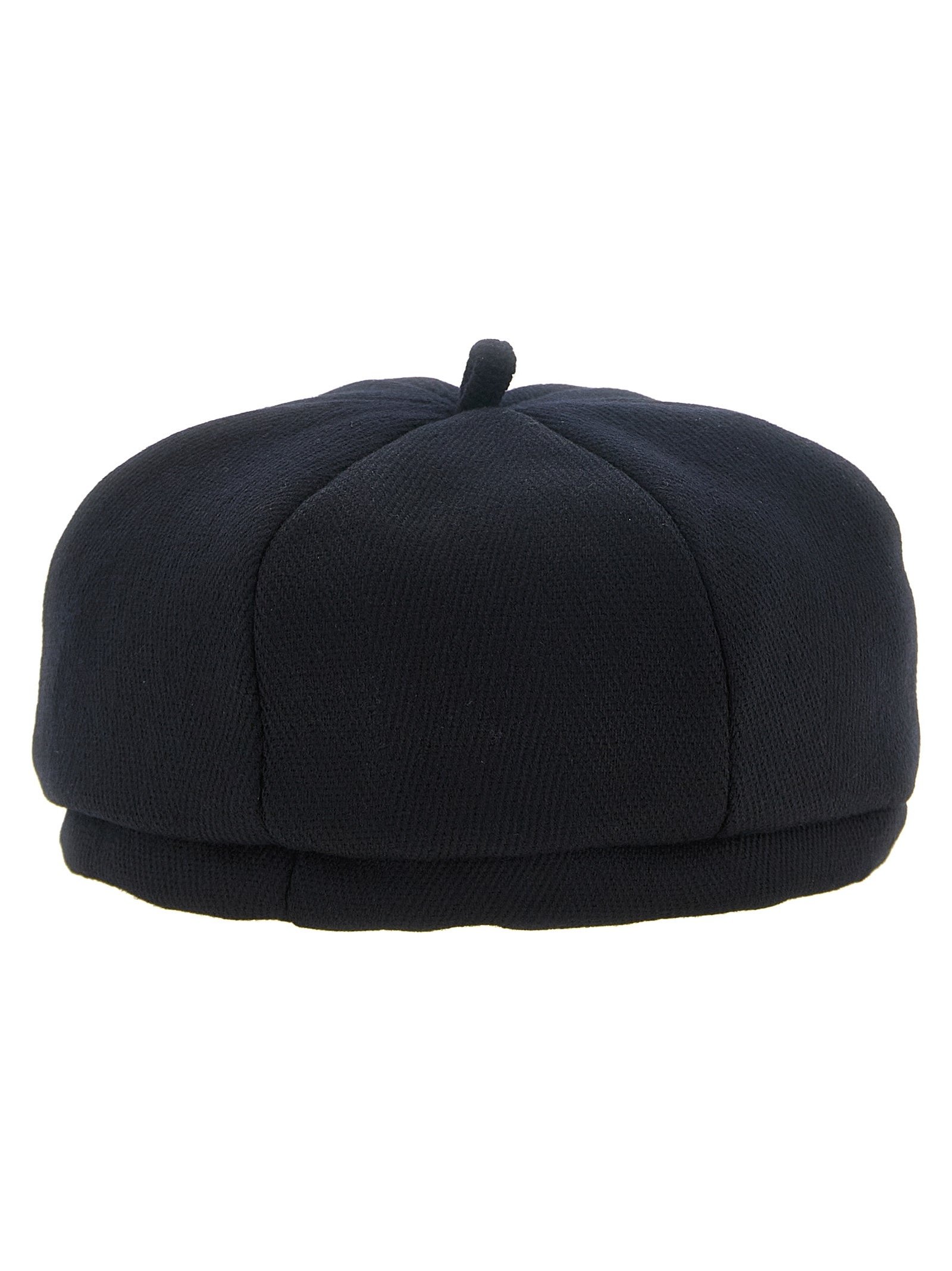 Jacquemus JA344505BM Virgin Wool Beanie — Navy, view 3